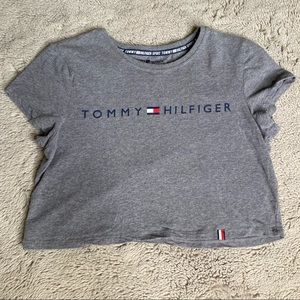 Grey Tommy Hilfiger crop top!